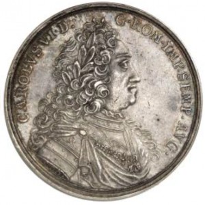 Реверс монеты Регенсбург, 2 талера, 1737, Городская ратуша