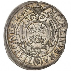 Аверс монеты Регенсбург, ⅑ талера, 1638-1647