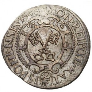 Аверс монеты Регенсбург, ⅑ талера, 1648