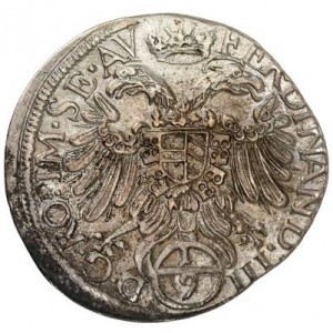 Реверс монеты Регенсбург, ⅑ талера, 1648