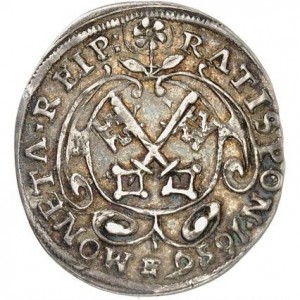 Аверс монеты Регенсбург, ⅑ талера, 1654-1657