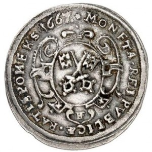 Аверс монеты Регенсбург, ⅑ талера, 1657-1667