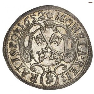 Аверс монеты Регенсбург, ⅙ талера, 1652