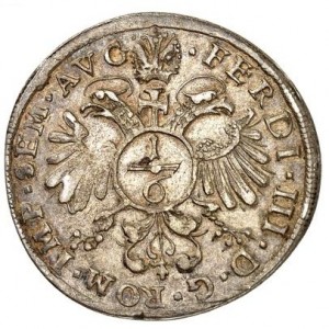 Реверс монеты Регенсбург, ⅙ талера, 1653-1657
