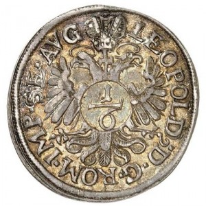 Реверс монеты Регенсбург, ⅙ талера, 1667-1680