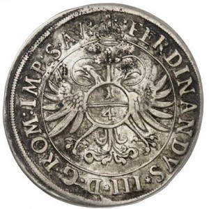 Реверс монеты Регенсбург, ¼ талера, 1644-1647