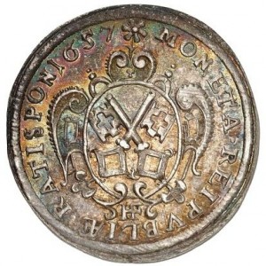 Аверс монеты Регенсбург, ¼ талера, 1657