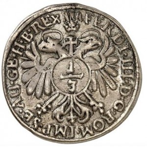 Реверс монеты Регенсбург, ⅓ талера, 1654-1657