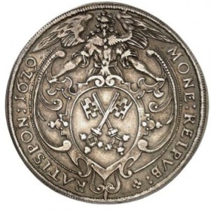 Аверс монеты Регенсбург, ½ талера, 1629