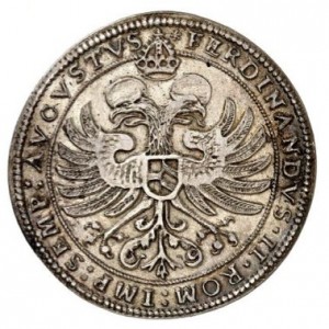 Реверс монеты Регенсбург, ½ талера, 1629