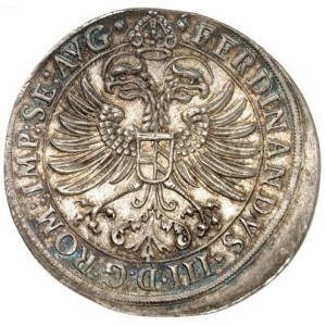 Реверс монеты Регенсбург, ½ талера, 1638-1639