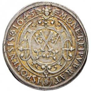 Аверс монеты Регенсбург, ½ талера, 1640-1643