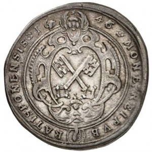 Аверс монеты Регенсбург, ½ талера, 1644-1646