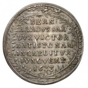 Реверс монеты Регенсбург, 1 талер, 1633