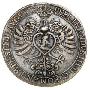Реверс монеты Регенсбург, 1 талер, 1652-1654