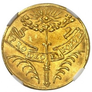 Реверс монеты Регенсбург, 1 дукат, 1653