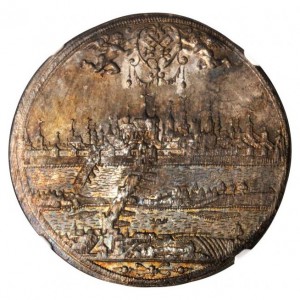 Аверс монеты Регенсбург, 1 талер, 1633, Завоевание Регенсбурга герцогом Бернхардом Саксонским
