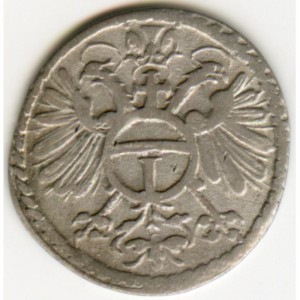 Реверс монеты Регенсбург, 1 крейцер, 1639-1655