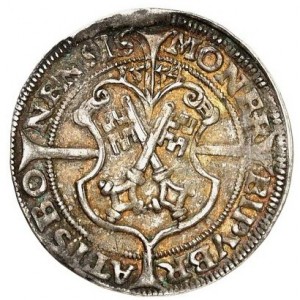 Аверс монеты Регенсбург, 6 крейцеров, 1554