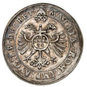 Реверс монеты Регенсбург, 30 крейцеров, 1613