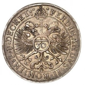 Реверс монеты Регенсбург, 30 крейцеров, 1630