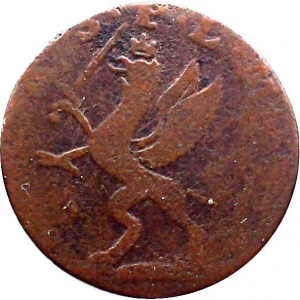Аверс монеты Померания, 3 пфеннига, 1776-1808