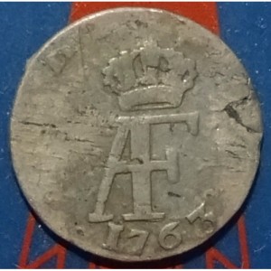 Аверс монеты Померания, 1/48 талера, 1763