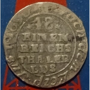 Реверс монеты Померания, 1/48 талера, 1763