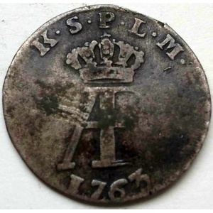 Аверс монеты Померания, 1/24 талера, 1763