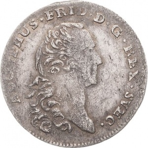 Аверс монеты Померания, 8 грошей, 1760-1761