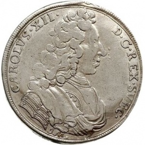 Аверс монеты Померания, ⅔ талера, 1706-1707