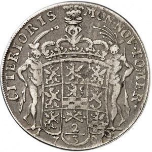 Реверс монеты Померания, ⅔ талера, 1708-1709