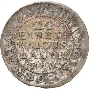 Реверс монеты Померания, 1/24 талера, 1685-1688