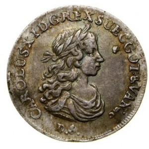 Аверс монеты Померания, ⅓ талера, 1673-1674