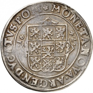 Реверс монеты Померания, ½ талера, 1642-1646