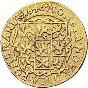 Реверс монеты Померания, 1 дукат, 1646-1654