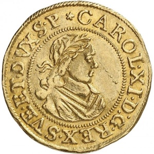 Аверс монеты Померания, 1 дукат, 1662