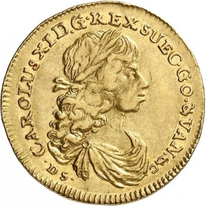 Аверс монеты Померания, 1 дукат, 1675