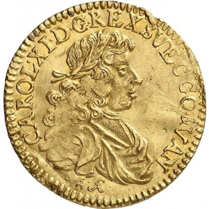 Аверс монеты Померания, 1 дукат, 1682