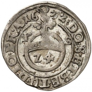 Реверс монеты Ангальт-Цербст, 1/24 талера, 1622, Год - "16ZZ"