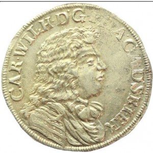 Аверс монеты Ангальт-Цербст, ⅔ талера, 1676
