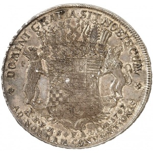 Реверс монеты Ангальт-Цербст, 1 талер, 1767