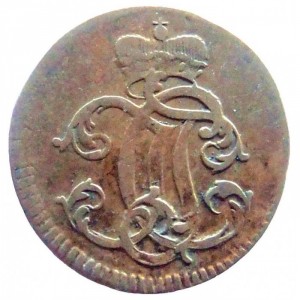 Аверс монеты Трир, 1 пфенниг, 1757-1762