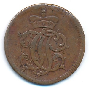 Аверс монеты Трир, 2 пфеннига, 1757-1762
