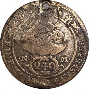 Реверс монеты Трир, 5 крейцеров, 1760-1761
