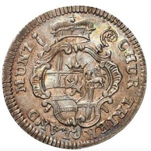 Реверс монеты Трир, 5 крейцеров, 1761-1764