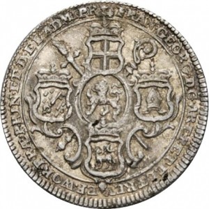 Аверс монеты Трир, 20 крейцеров, 1734