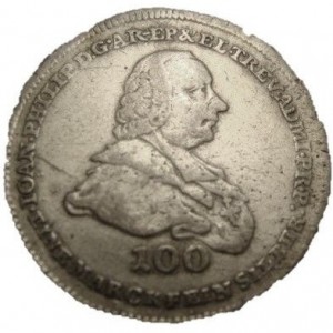 Аверс монеты Трир, ⅙ талера, 1757