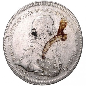 Аверс монеты Трир, ½ талера, 1770