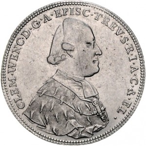 Аверс монеты Трир, ½ талера, 1773